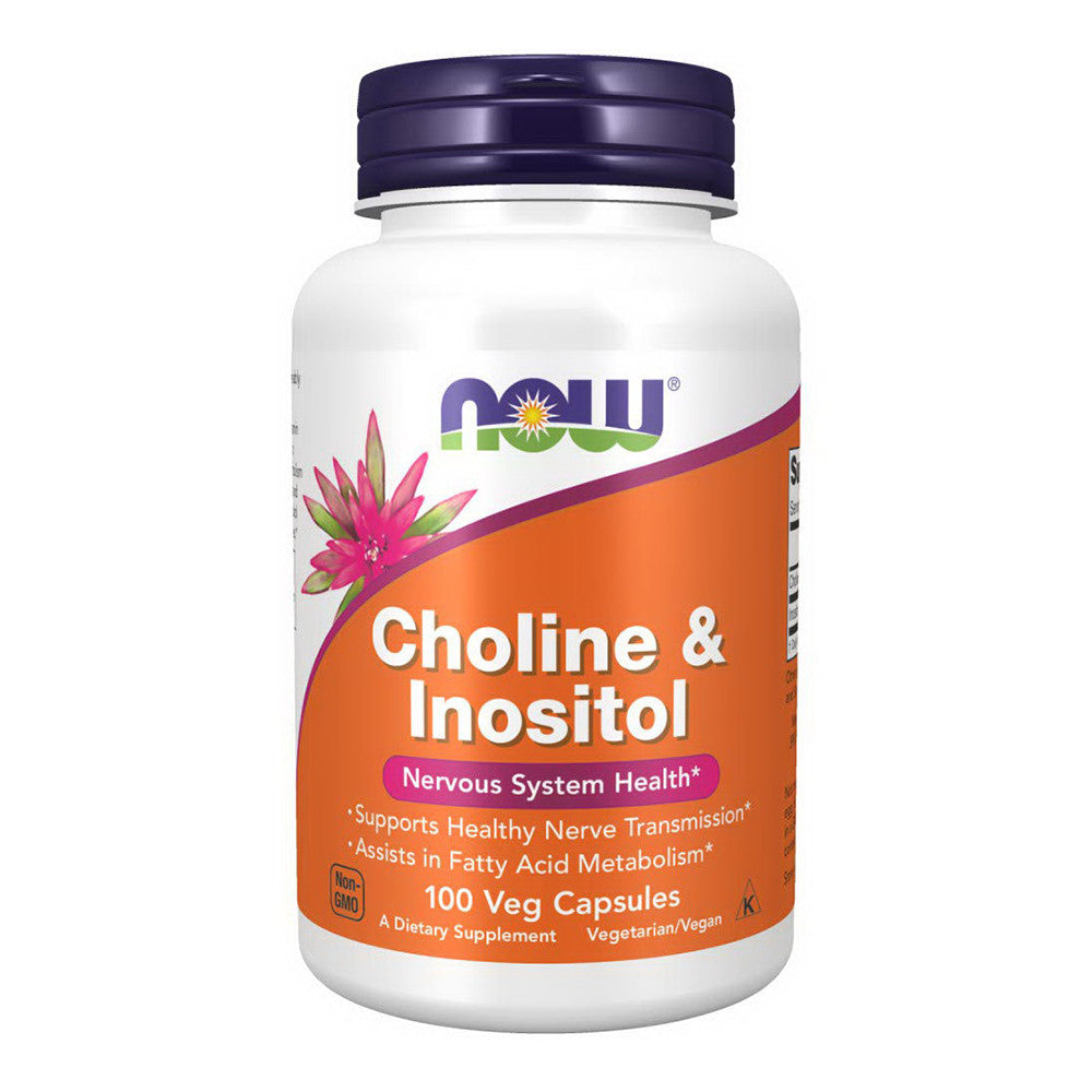 Now Foods Choline And Inositol 500 Mg Capsules, 100 Ea